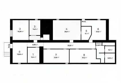Продается помещение свободного назначения, 275,9 м²