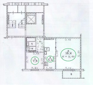 Продается 2-комн. квартира, 42 м²