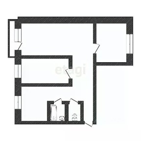 Продается 3-комн. квартира, 58,5 м²