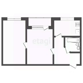 Продается 2-комн. квартира, 45,3 м²