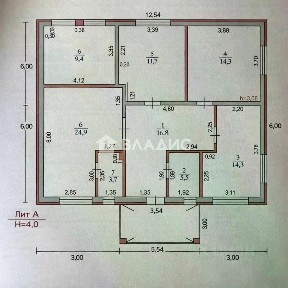 Продается 1-этажный дом, 110 м²