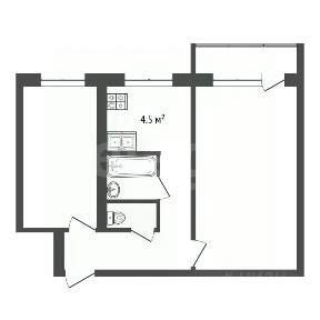 Продается 2-комн. квартира, 41,9 м²