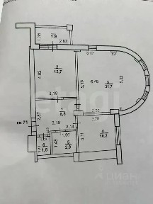 Продается 2-комн. квартира, 70 м²