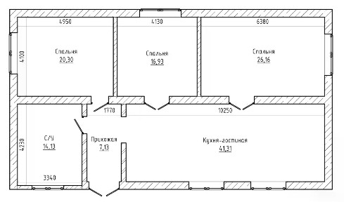 Продается 1-этажный дом, 195 м²