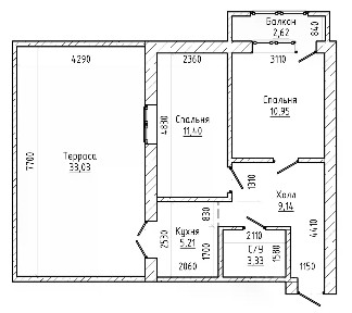 Продается 2-комн. квартира, 41,5 м²