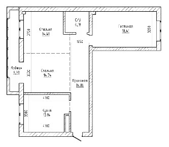 Продается 3-комн. квартира, 82,8 м²