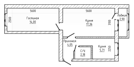 Продается 2-комн. квартира, 45 м²