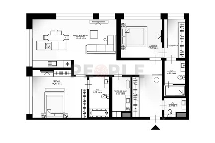 Продается 3-комн. квартира, 113,3 м²