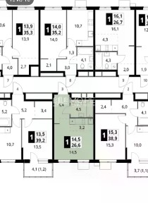 Продается студия, 26,6 м²
