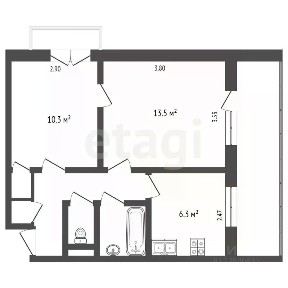 Продается 2-комн. квартира, 37,6 м²