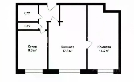 Продается 2-комн. квартира, 47,2 м²
