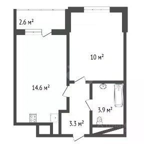 Продается 1-комн. квартира, 34 м²