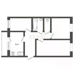 Продается 3-комн. квартира, 62,8 м²