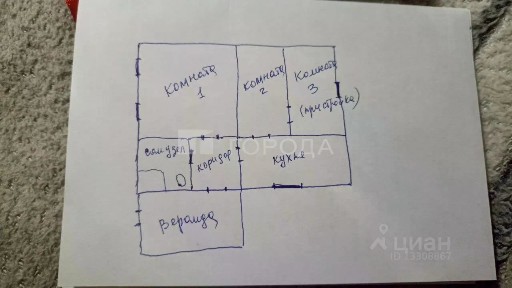 Продается 1-этажный дом, 36,1 м²