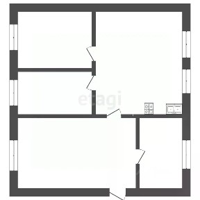 Продается 1-этажный дом, 72,6 м²
