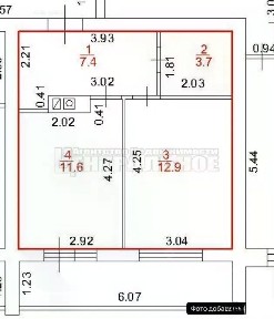 Продается 1-комн. квартира, 43 м²