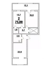 Продается 3-комн. квартира, 140 м²
