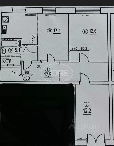 Продается 3-комн. квартира, 60 м²