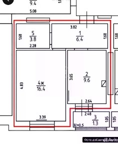 Продается 1-комн. квартира, 40 м²