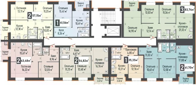 Продается 3-комн. квартира, 78,21 м²