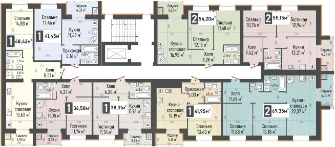Продается 1-комн. квартира, 38,31 м²