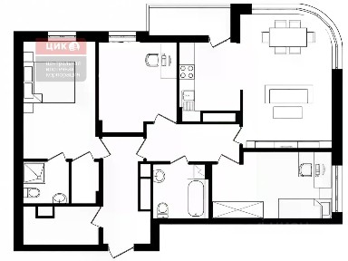 Продается 3-комн. квартира, 93 м²