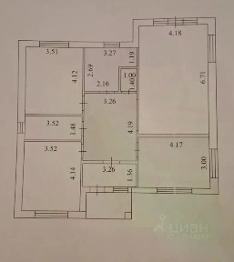 Продается 1-этажный дом, 115 м²