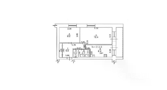 Продается 2-комн. квартира, 46 м²