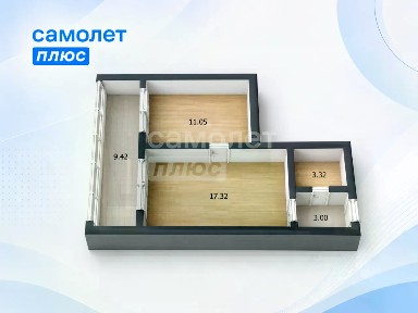Продается 1-комн. квартира, 39,1 м²