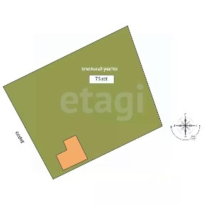 Продается 1-этажный дом, 28 м²