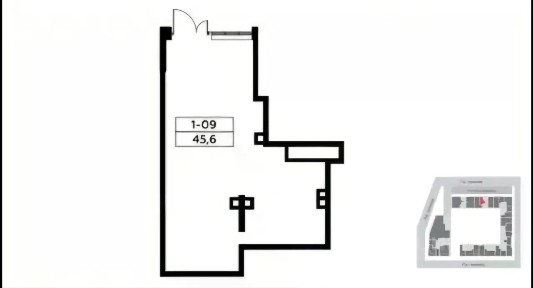 Сдается помещение свободного назначения, 45 м²