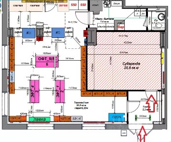 Сдается торговая площадь, 20,8 м²