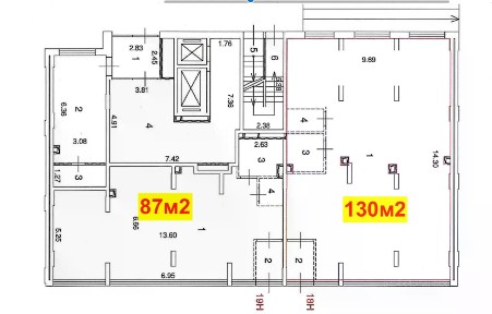 Сдается помещение свободного назначения, 217 м²