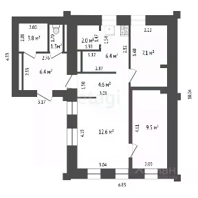 Продается 2-этажный дом, 150 м²