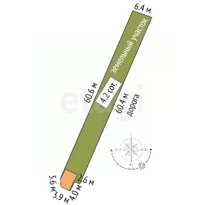 Продается 1-этажный дом, 26,1 м²