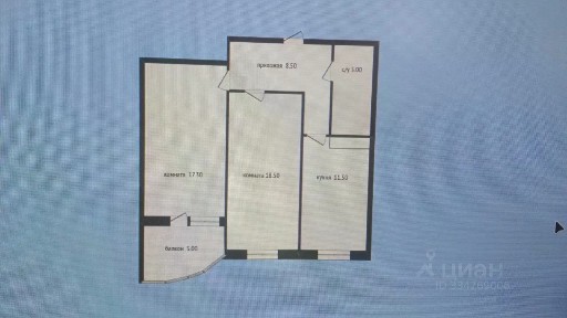 Продается 2-комн. квартира, 65,8 м²