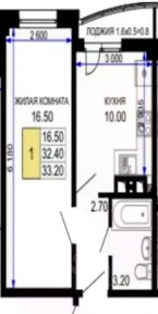 Продается 1-комн. квартира, 33 м²