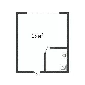 Продается студия, 15 м²