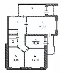 Продается 4-комн. квартира, 90,5 м²