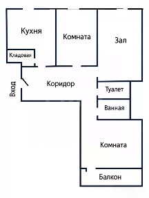 Продается 3-комн. квартира, 65,4 м²