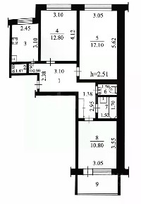 Продается 3-комн. квартира, 65,5 м²