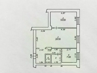 Продается 2-комн. квартира, 62,8 м²