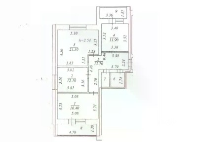 Продается 3-комн. квартира, 82 м²