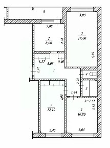 Продается 3-комн. квартира, 66,3 м²