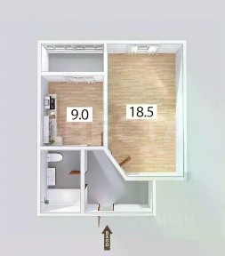 Продается 1-комн. квартира, 37,9 м²