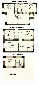 Продается 3-этажный дом, 160 м²