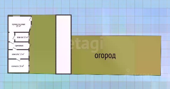 Продается 1-этажный таунхаус, 49,8 м²