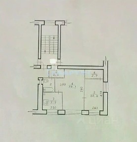 Продается 2-комн. квартира, 43,400001525878906 м²
