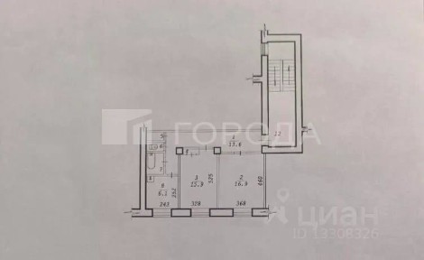 Продается 2-комн. квартира, 58 м²