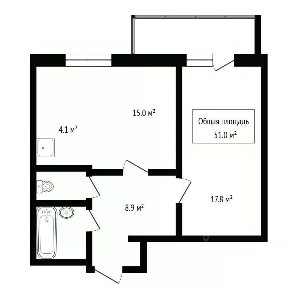 Продается 2-комн. квартира, 51 м²